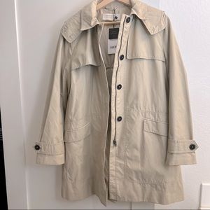 *NWT* Zara Basic Outerwear Department Swing Trench Coat - Khaki, Sz L